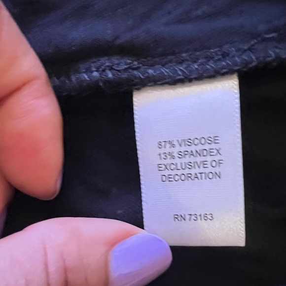 Anthropologie‎ Cupio Dress Women's XS black Casual Stretchy Pullover lightweight - Picture 9 of 16